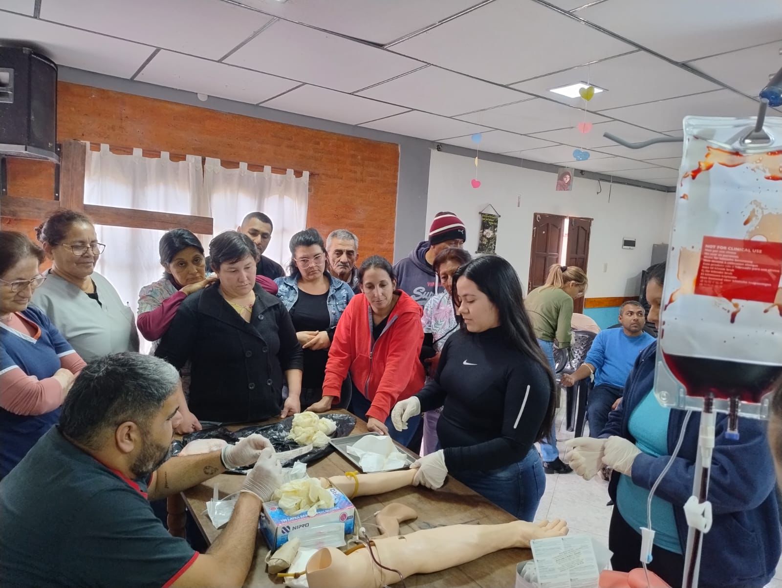 El Sauzalito: el Ministerio de Salud capacitó en enfermería