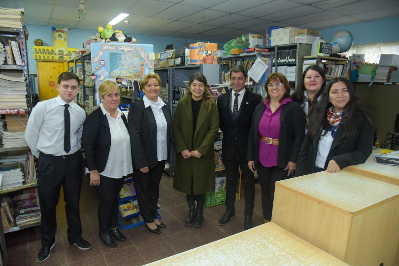 La diputada Charole acompañó la celebración de las bodas de plata de la Biblioteca «Carmen Villalba de Lentati»