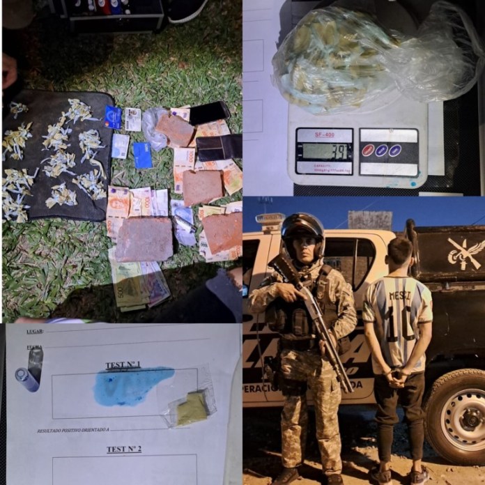 Andaba con 39 gramos de cocaína en el bolsillo y lo detuvieron