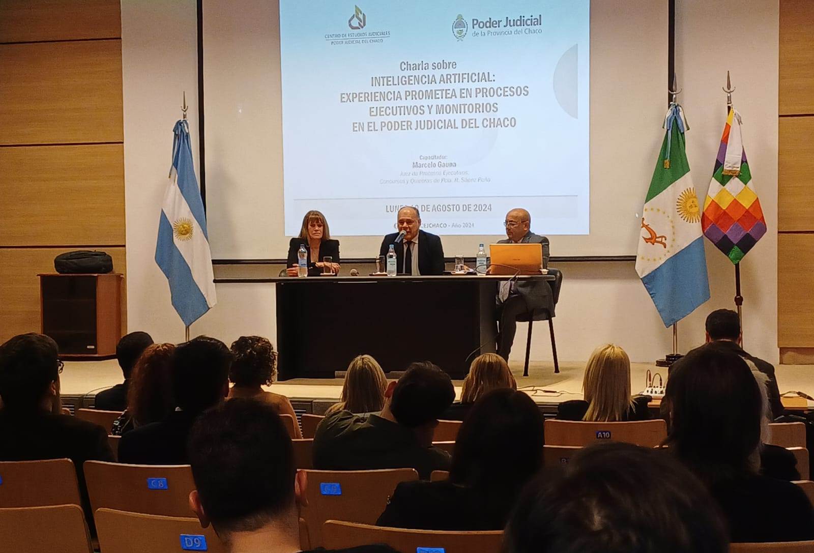 Expusieron sobre el uso de PROMETEA en el juicio ejecutivo con proceso monitorio del Poder Judicial del Chaco