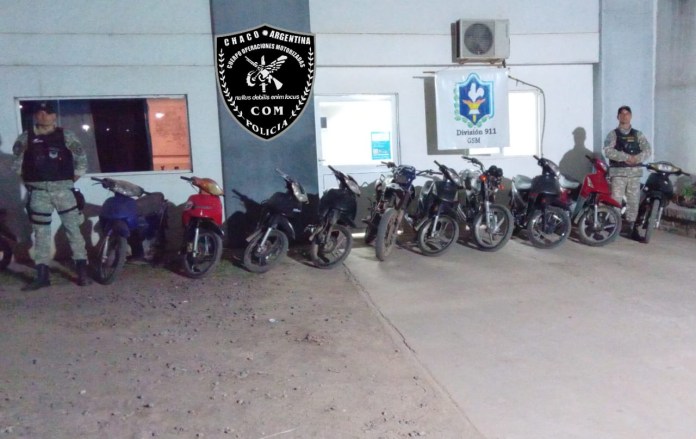 San Martín: secuestraron 20 motos tras un operativo policial