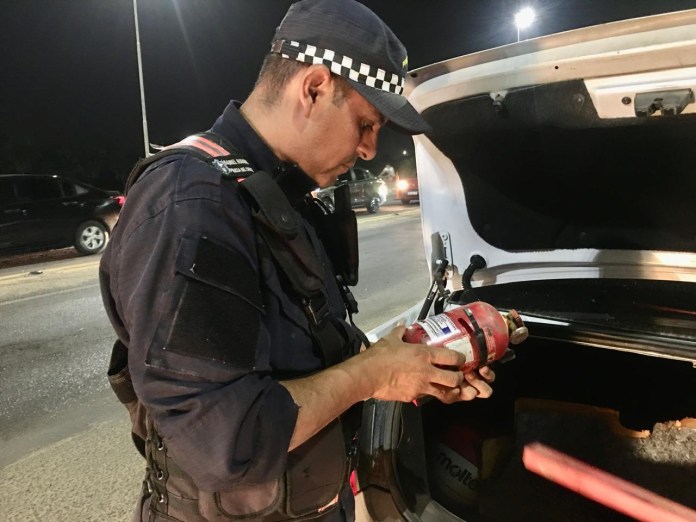 Caminera intervino en una carga, recuperó una moto, detectó a 38 alcoholizados y labró 243 actas este fin de semana