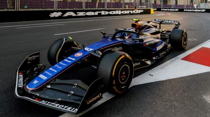 F1: Franco Colapinto brilló y largará en la 9º posición en el GP de Bakú