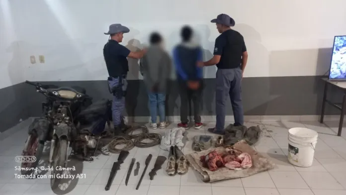 Secuestran más de 100 kg de carne vacuna durante un control policial