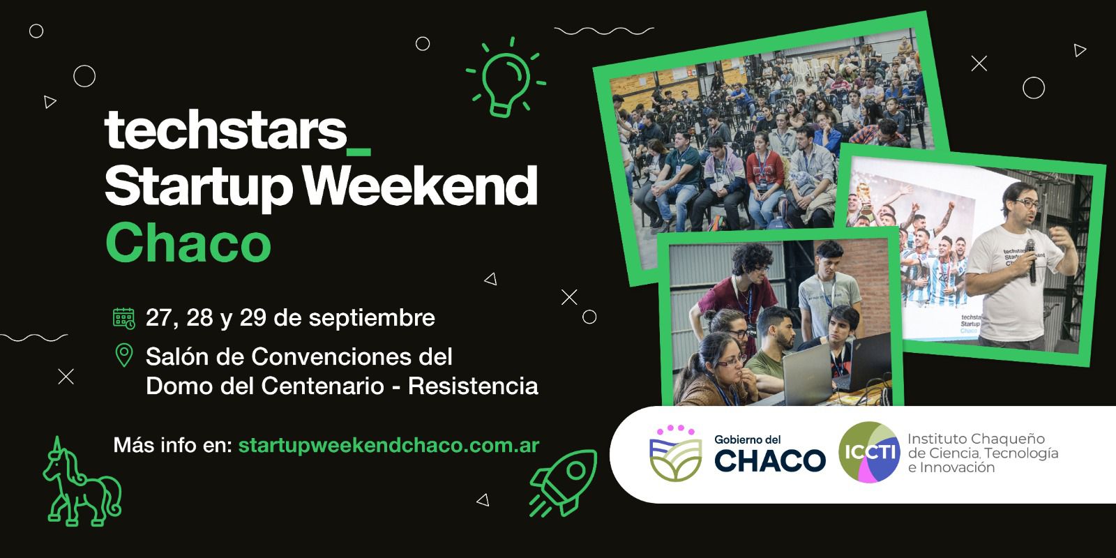El Gobierno Provincial invita al Startup Weekend Chaco, un evento  para impulsar  ideas, aprender y crear emprendimientos innovadores