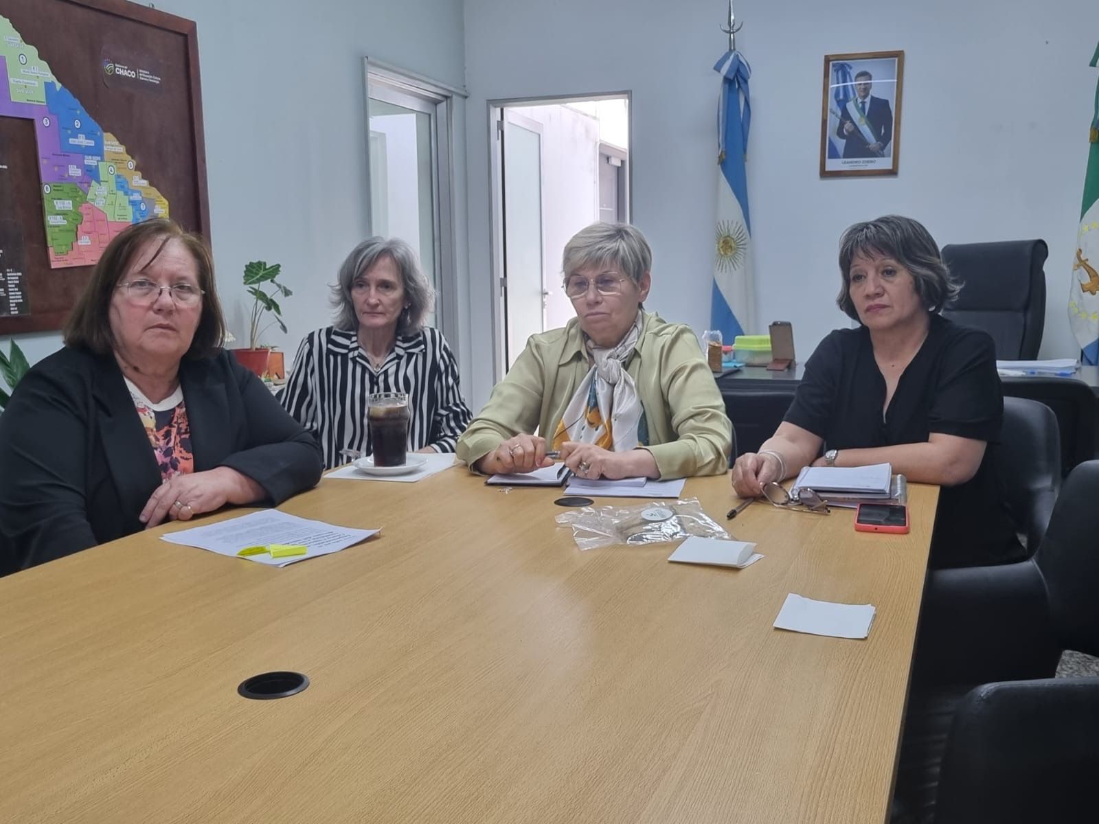 Autoridades de Educación felicitaron a Gloria Cisneros, maestra chaqueña preseleccionada para un premio internacional