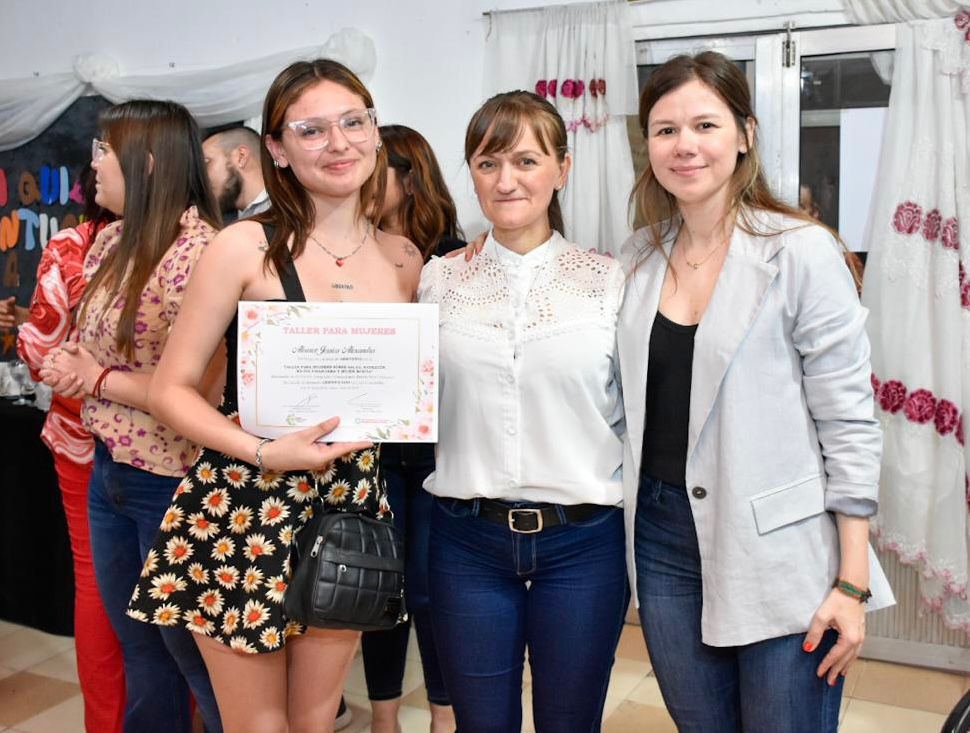 Sáenz Peña: finalizó con éxito el ciclo de talleres para mujeres