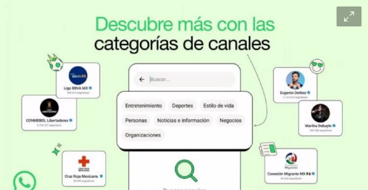 WhatsApp lanza Categorías en los canales, opción para descubrir contenido basado en los intereses de usuarios