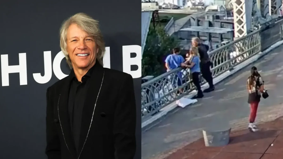 Bon Jovi evitó que una mujer salte de un puente