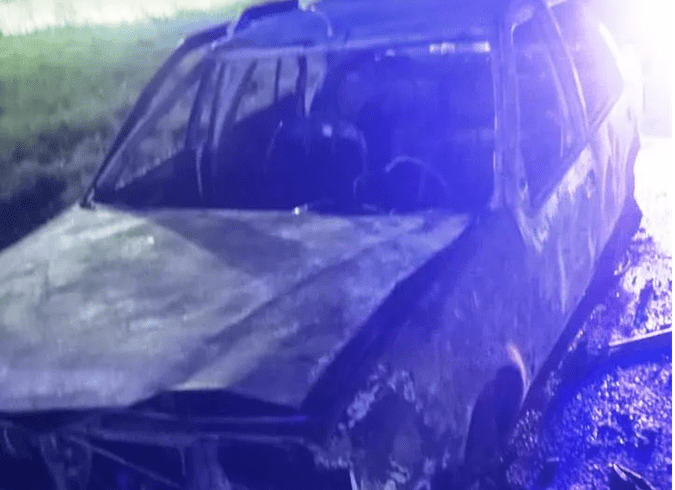 Una familia sufrió el incendio de su vehículo mientras regresaba a Resistencia por la Ruta 16