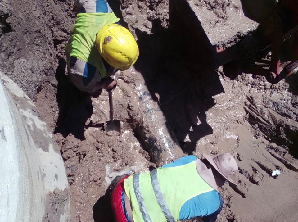 Acueductio de las 7 localidades: Con reparaciones en varios tramos, SAMEEP finalizó la segunda etapa del plan de intervención