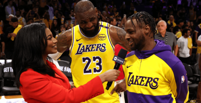 LeBron James y su hijo Bronny jugaron juntos con la camiseta de los Lakers y quedaron en la historia de la NBA