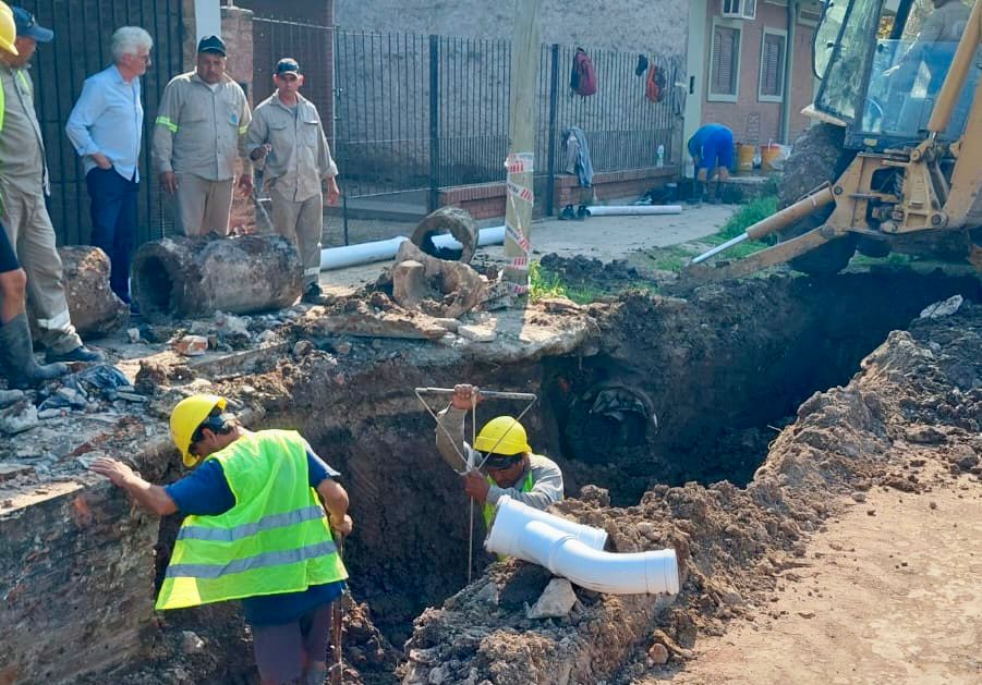 Sáenz Peña: SAMEEP interviene en distintos puntos de la ciudad,  atendiendo demandas históricas