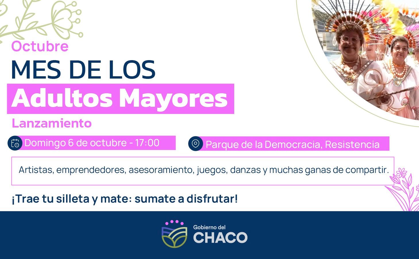 Lanzamiento del mes de los Adultos Mayores