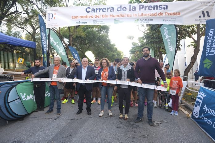 Málaga (España) Más de 1.400 corredores reivindican la libertad de prensa