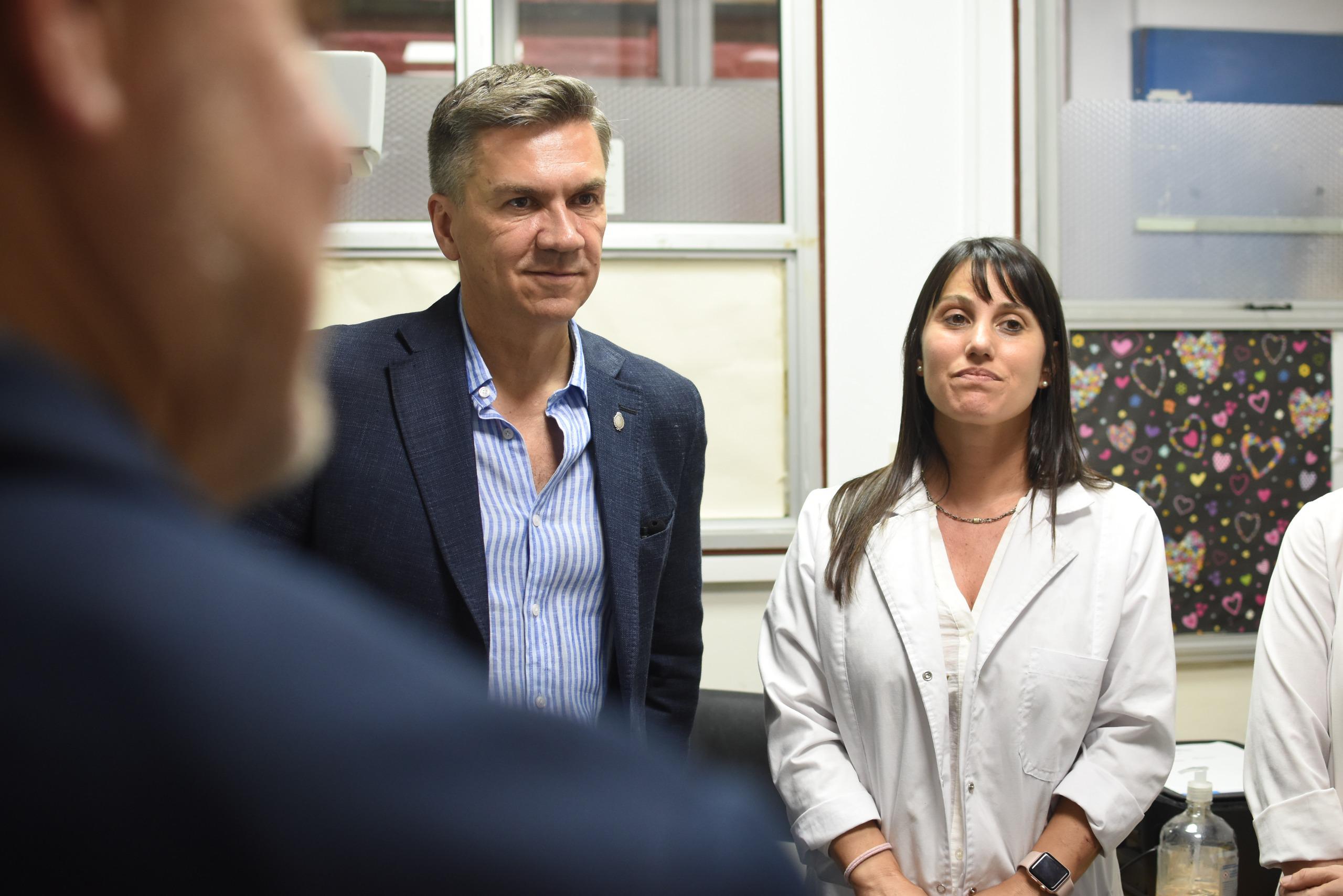 El gobernador Zdero inauguró refacciones del Servicio de Neonatología del Hospital Perrando