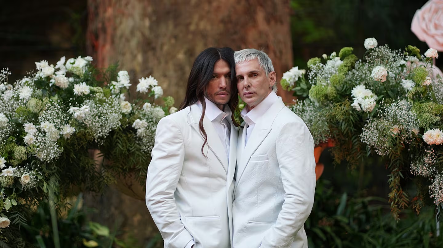 Del look de los novios al de los invitados: la alfombra roja de la boda de Gustavo Pucheta y Fabián Paz