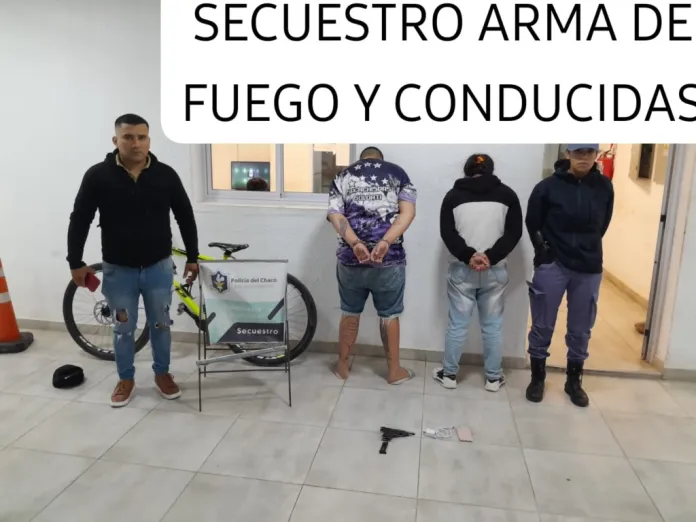 Vilelas: una mujer mayor y una menor fueron sorprendidas con un arma de fuego
