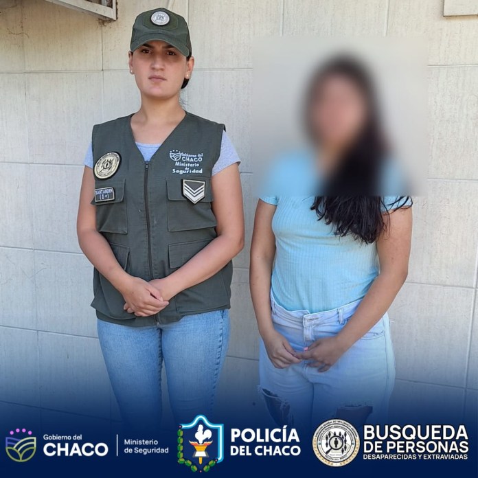 Hallaron sana y salva a una joven desparecida el viernes