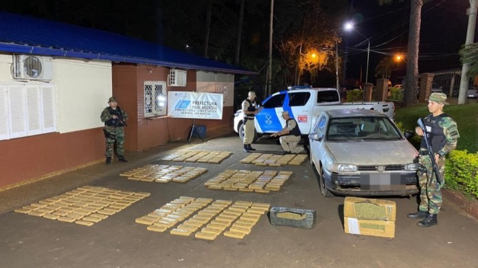 Misiones: secuestran 318 kilos de marihuana valuados en 820 millones de pesos