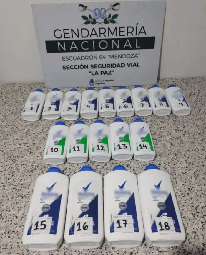 Mendoza: Estuvo preso por transportar dos kilos de cocaína pero era talco