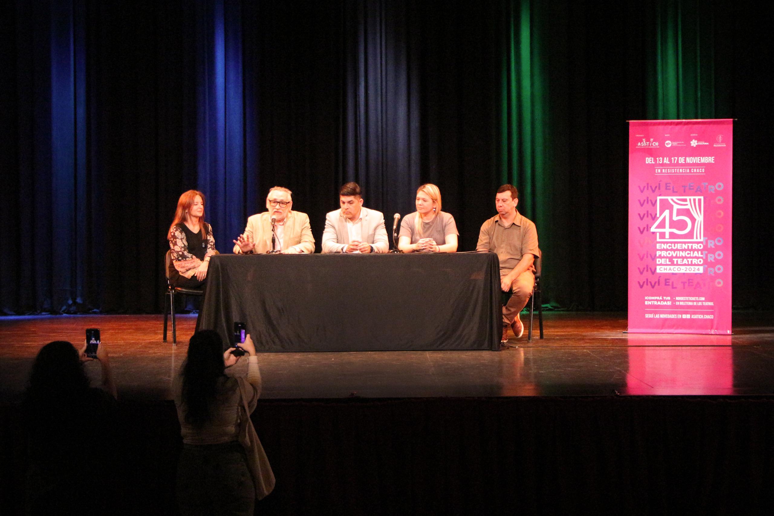 Del 13 al 17 de noviembre se vivirá el 45° Encuentro Provincial del Teatro