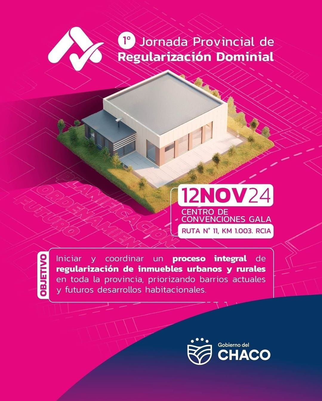 El Instituto de Vivienda realizará este martes la Primera Jornada Provincial de Regularización Dominial