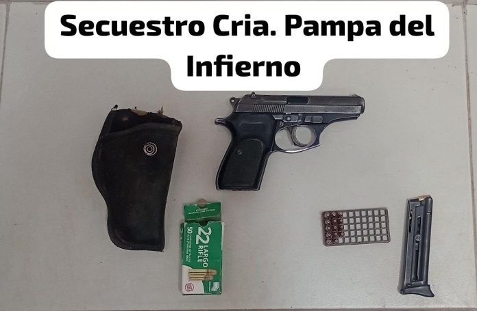 Pampa del Infierno: detienen a un hombre por dispararle en la pierna a otro