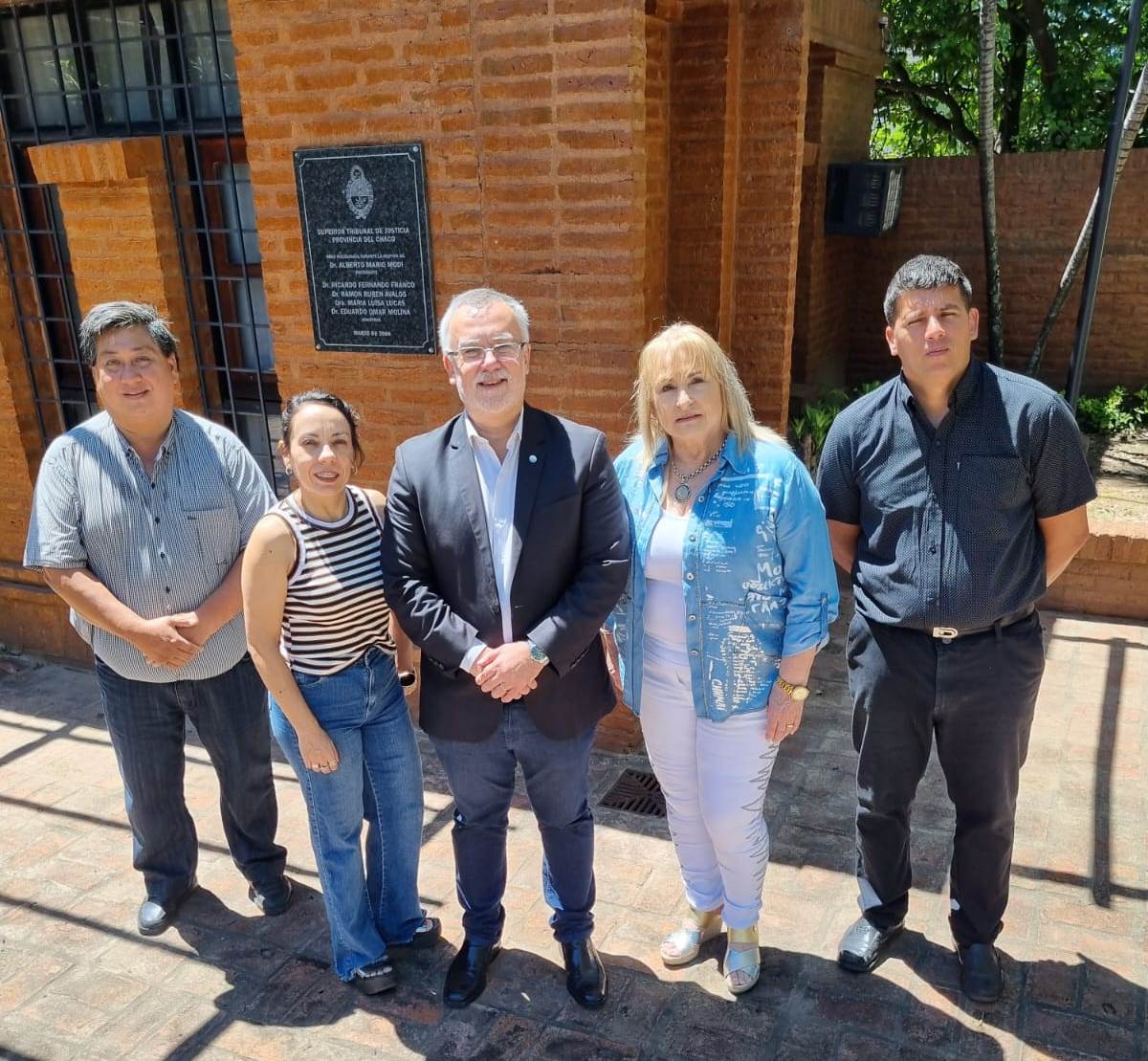 STJ visitó juzgados de paz Las Garcitas, Laguna Limpia, Colonias Unidas y Laguna Blanca