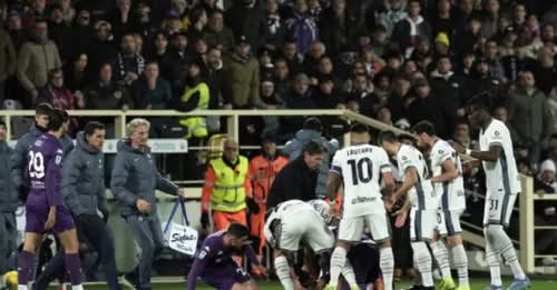 Cómo sigue Edoardo Bove, el jugador de la Fiorentina que se desplomó en pleno partido