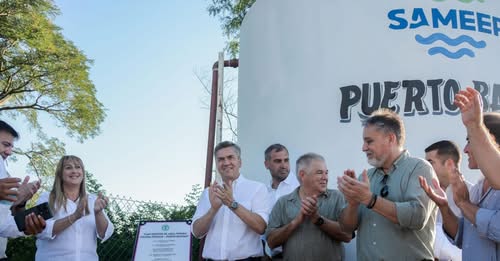 En el aniversario 137 de Colonia Popular habilitaron la red de agua potable