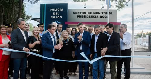 140° aniversario de Presidencia Roca: El gobernador Zdero inauguró el centro de monitoreo para prevenir el delito y reforzar la seguridad de los vecinos