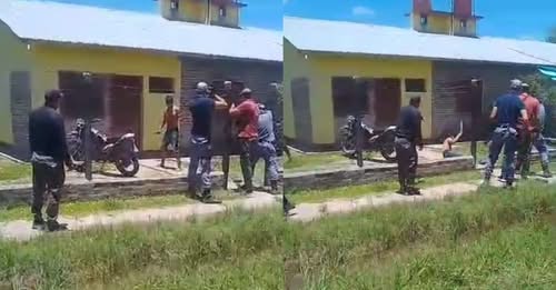 Pcia. De la Plaza: intentó defender  a un delincuente con un machete y la policía lo redujo a balazos