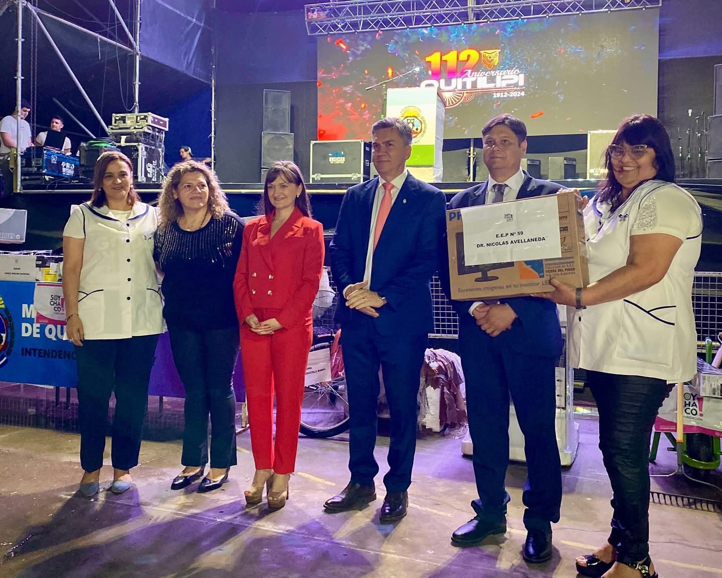 El Gobernador Zdero acompañó el acto central por el 112° Aniversario de Quitilipi