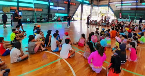 Polideportivo Jaime Zapata: hoy arrancó el primer turno de la Colonia de Vacaciones