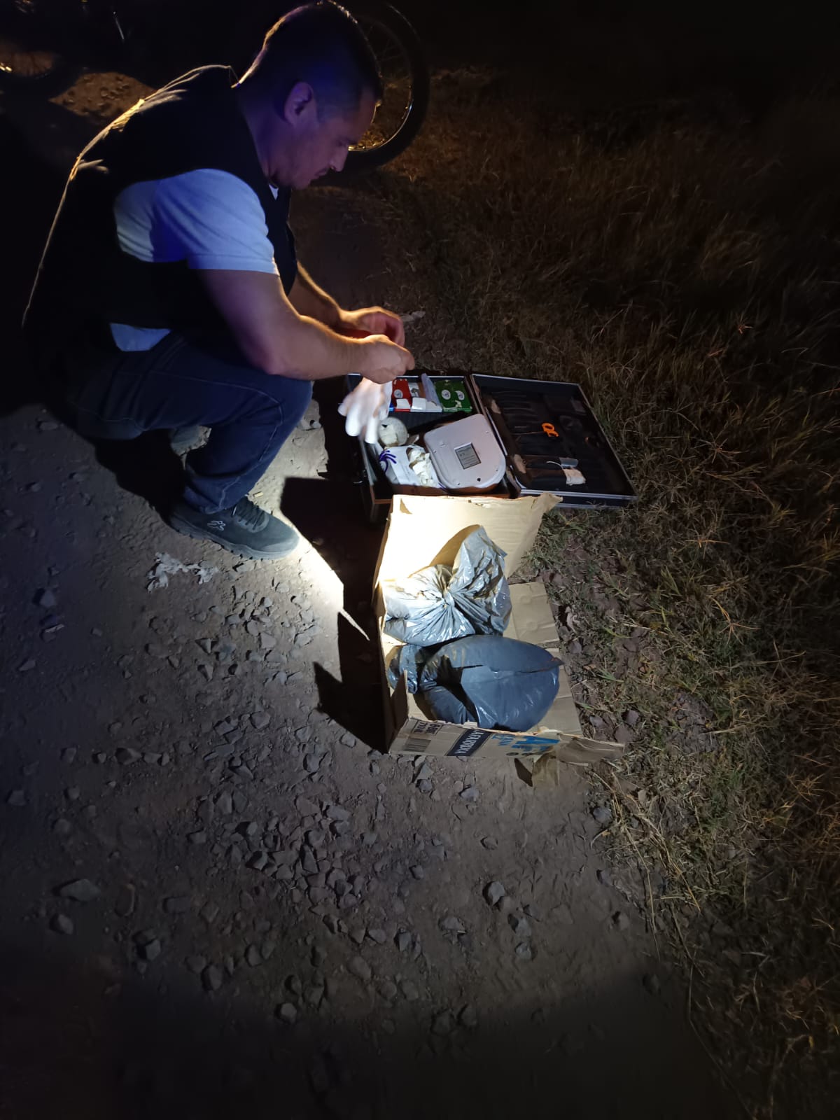 Resistencia: Huyeron del control y abandonaron lo que transportaban, casi un kilo de marihuana