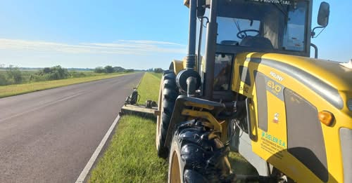 Continúan los trabajos para mejorar las rutas del Chaco por parte de Vialidad Provincial