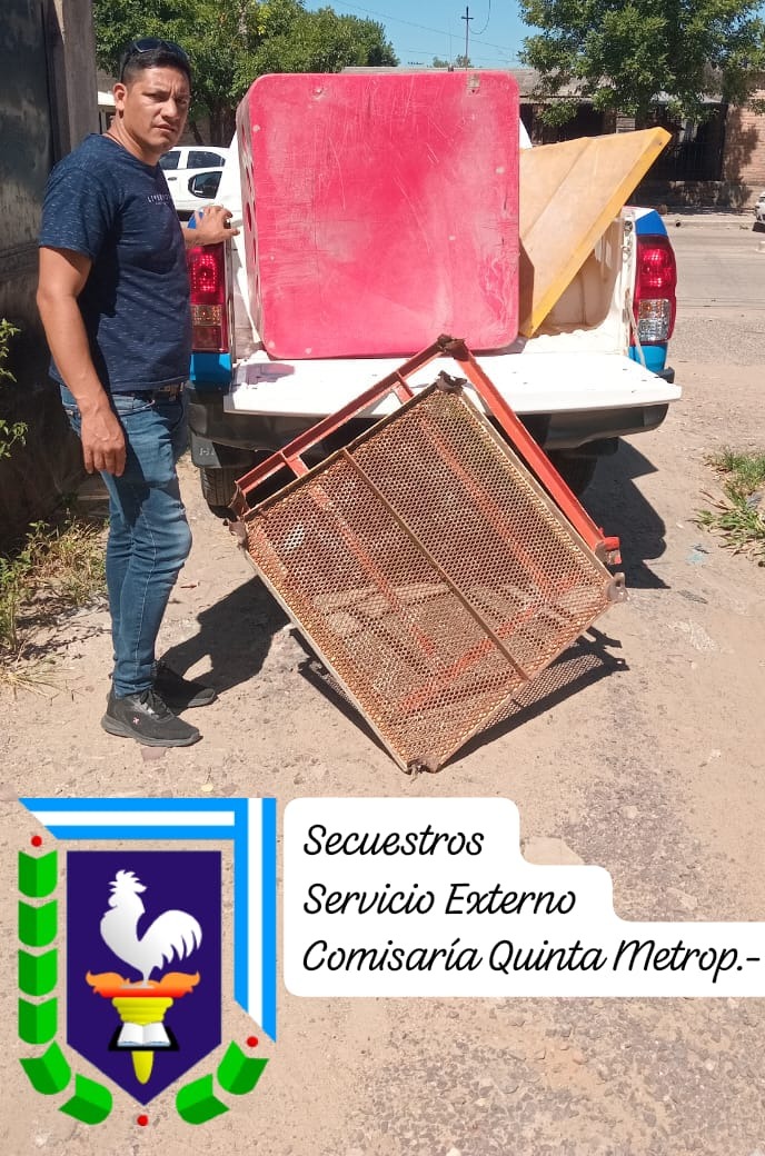 La Policía del Chaco recupera juegos sustraídos del Parque Tiro Federal