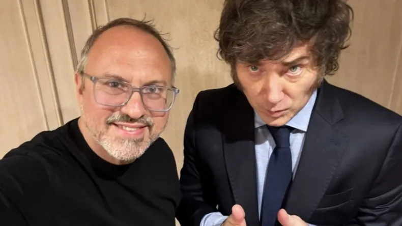 Javier Milei le dio la bienvenida a Diego Valenzuela a La Libertad Avanza