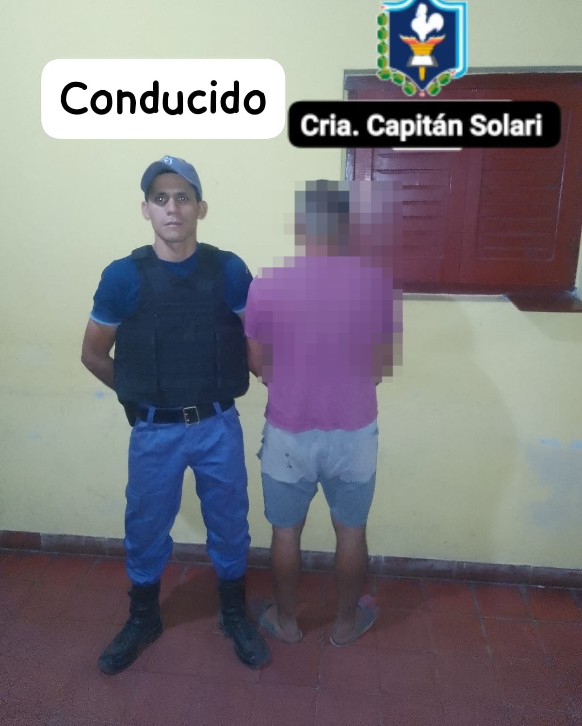 En control policial dan con un ciudadano que presenta dos pedidos de aprehensión