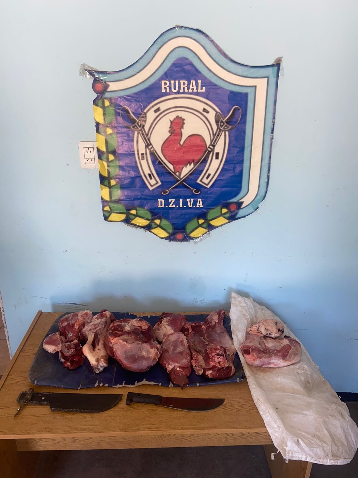 Allanaron una vivienda y secuestraron carne ilegal