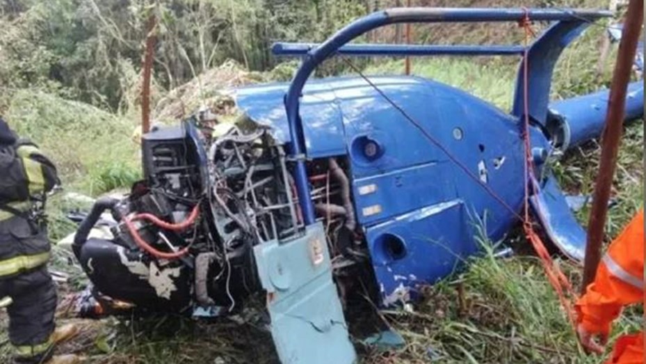 Tragedia en Brasil: dos muertos y dos sobrevivientes tras la caída de un helicóptero