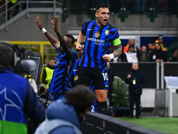 Lautaro Martínez marcó un doblete y se convirtió en la máximo goleador del Inter por Champions League