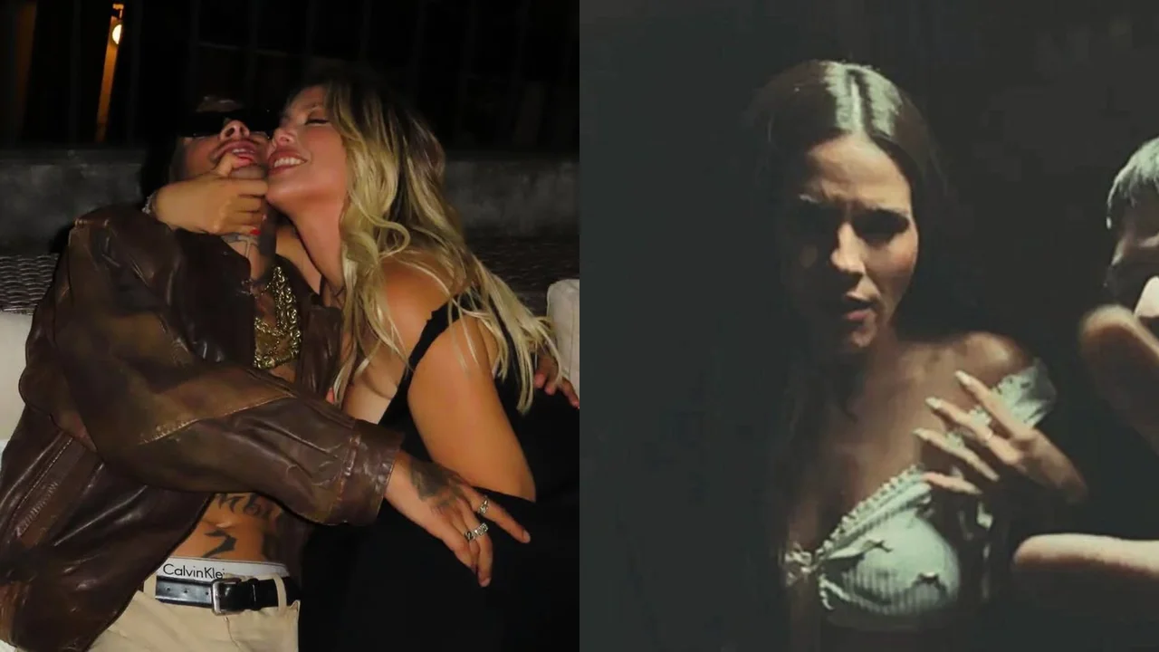 En el día que Wanda Nara y L-Gante estrenan su canción, la China Suárez participa de un polémico video