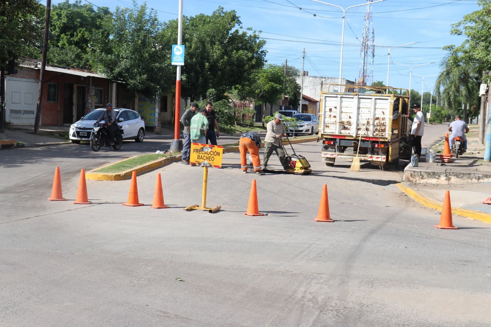 Bacheo 2025: informan los lugares donde se trabajará esta semana