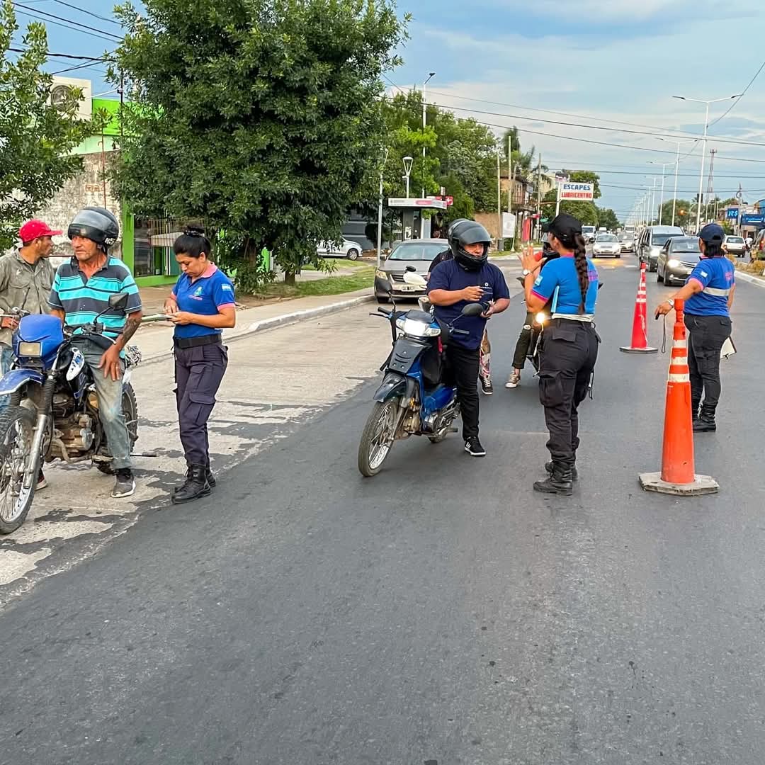 Barranqueras: el Municipio promueve la seguridad vial, a través de controles y concientización