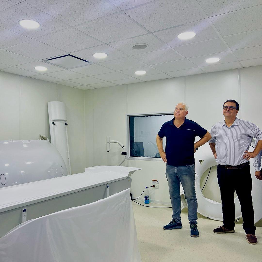 Resistencia: El gobierno provincial verificó los avances de obras en el Hospital Pediátrico «Dr. Avelino Castelán»