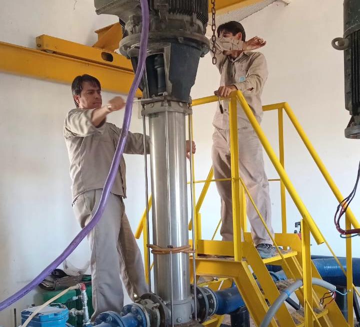 SAMEEP solucionó problemas electromecánicos y se restablece el servicio de agua potable a Miraflores