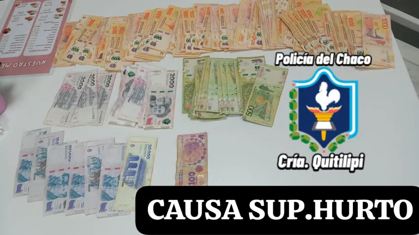 Detuvieron en Quitilipi a una mujer que robo mas de $200 mil de un supermercado