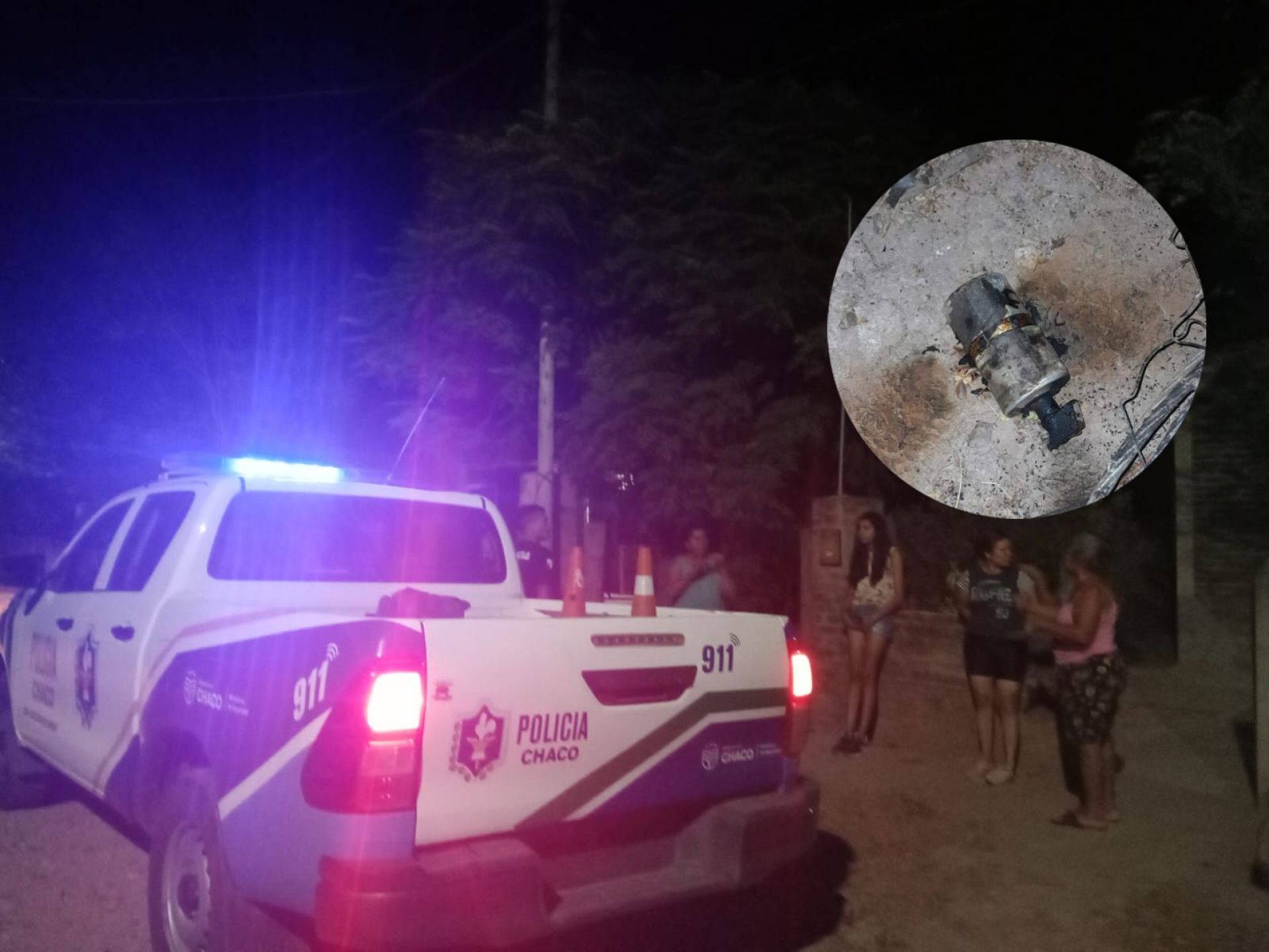 Concepción del Bermejo: Recolecto una granada del basurero y causo gran conmoción en su barrio